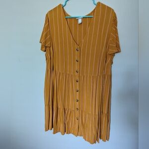 Ava & Viv Baby Doll Striped Dress